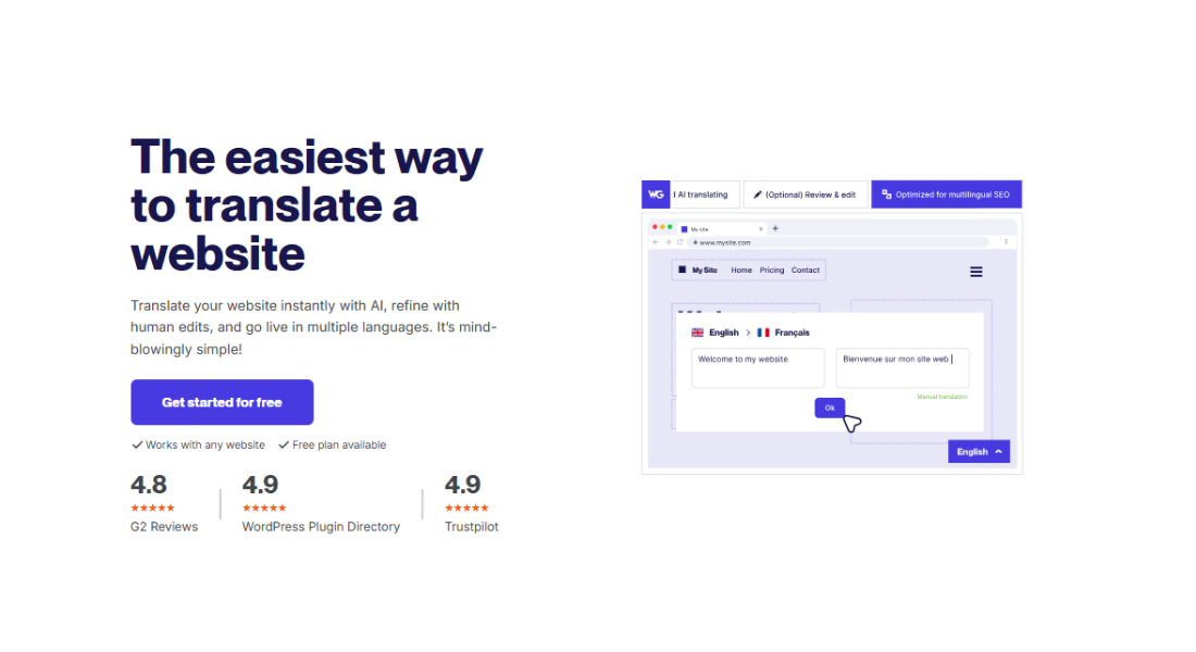 Weglot feature illustration