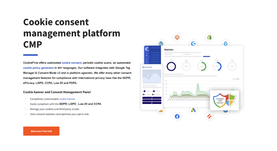 CookieFirst features