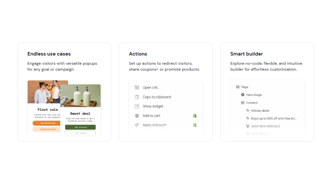 Getsitecontrol features