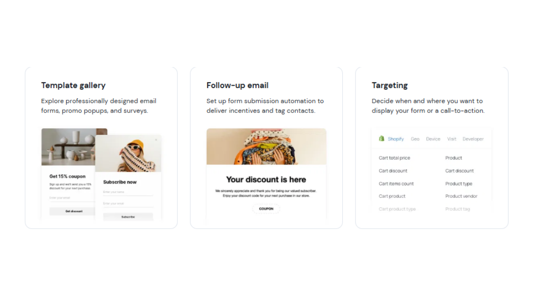 Getsitecontrol features