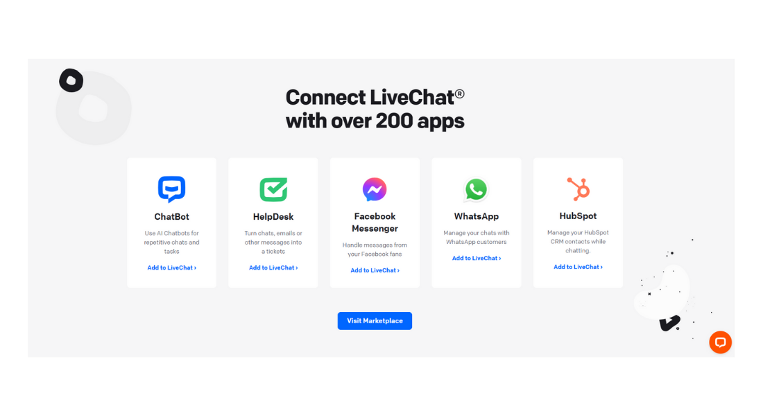 Live Chat features