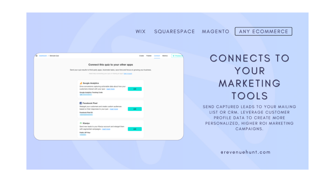 Revenue Hunt features