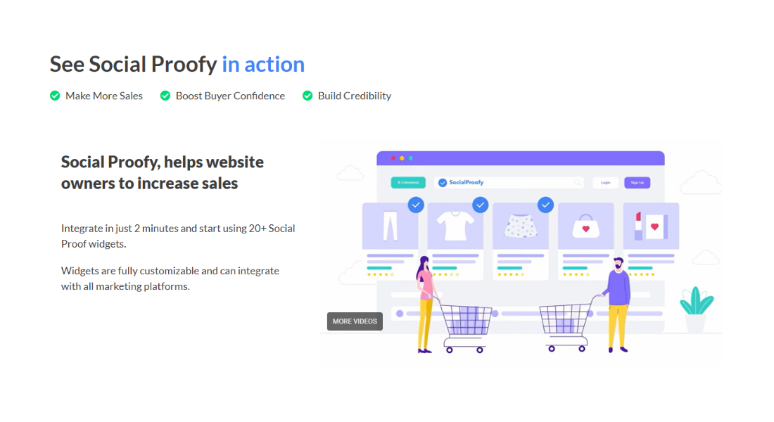 SocialProofy features
