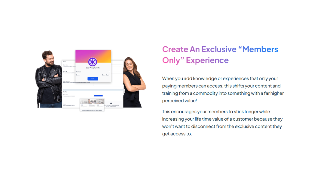 Easy Peasy Funnels features