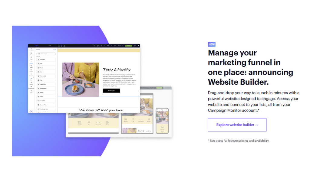 Campaign Monitor features