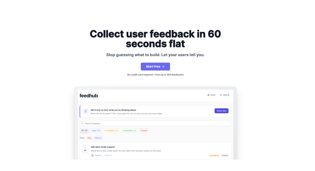 Feedhub features