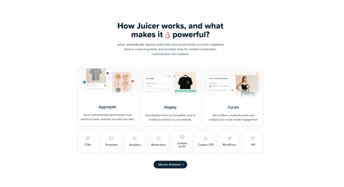 Juicer features