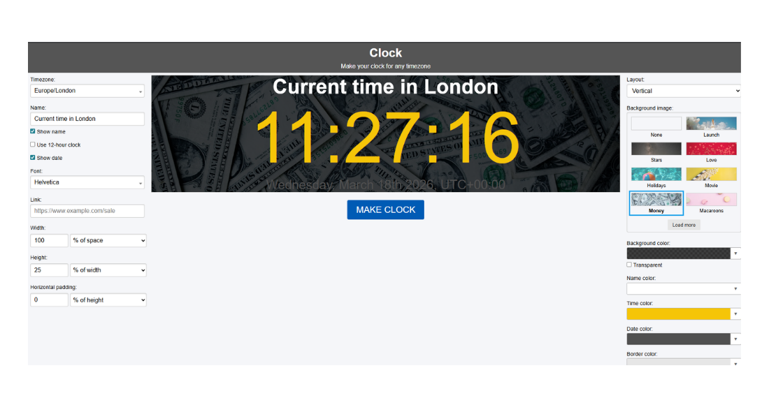 TickCounter features