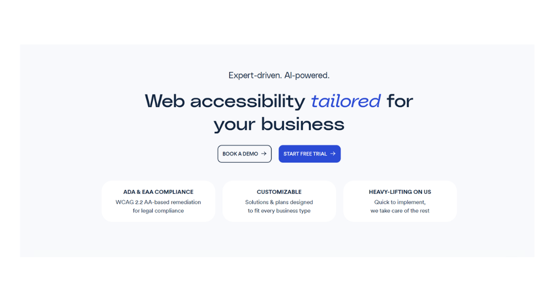accessiBe features