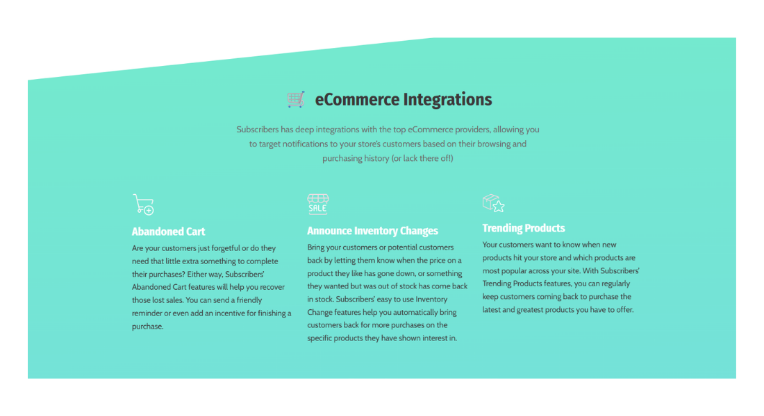 Subscribers features