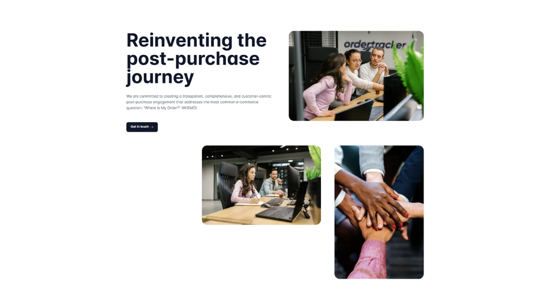 Order Tracker features