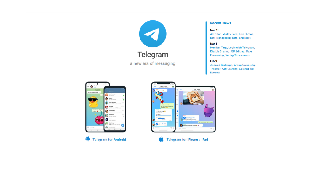 Telegram features