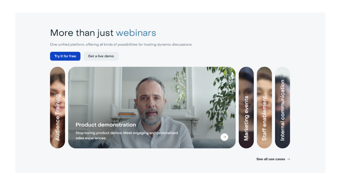 Livestorm features