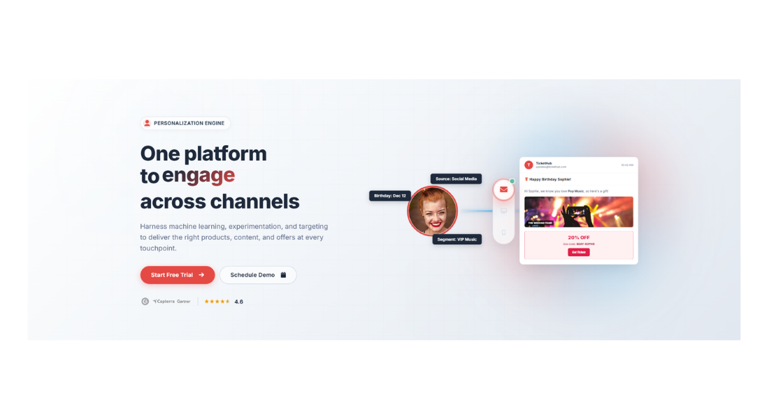 Personyze features
