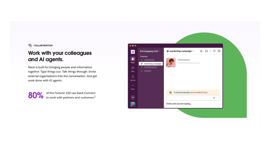 Slack features