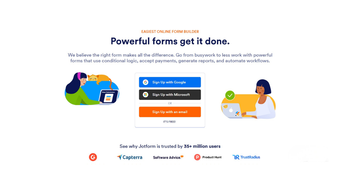 Jotform features