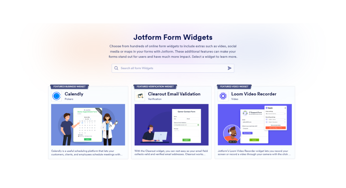 Jotform features