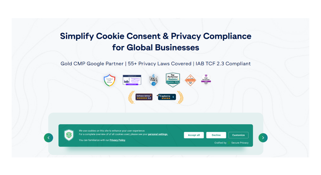 Secure Privacy features