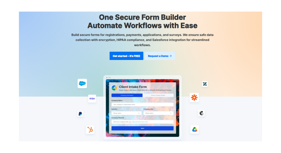 123 Form Builder features