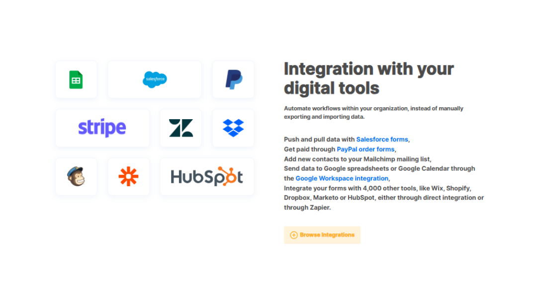 123 Form Builder features