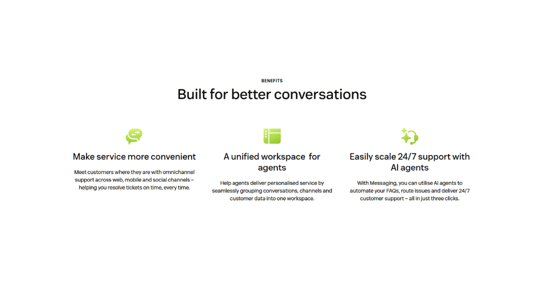 Zendesk features