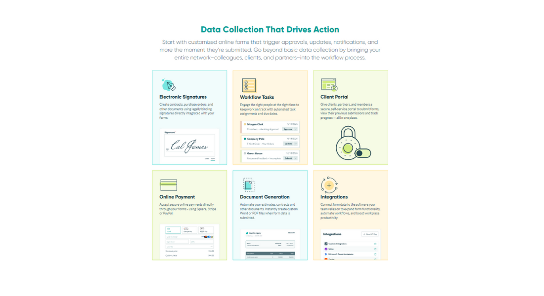 Cognito Forms features