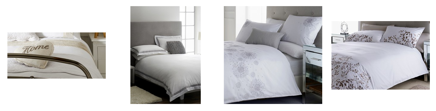 An image showing images displayed on a website before the fill the image container theme setting is activated